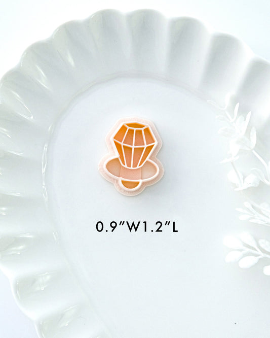 Lollipop Ring Valentines Day Polymer Clay Cutters