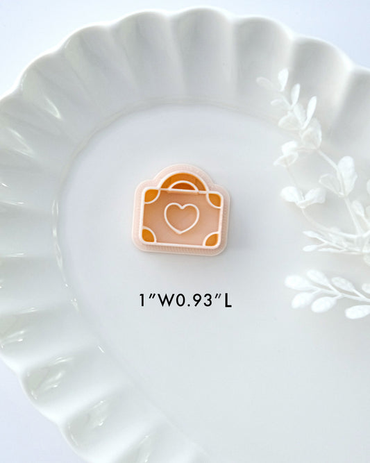 Heart Suitcase Valentine's Day Clay Cutters