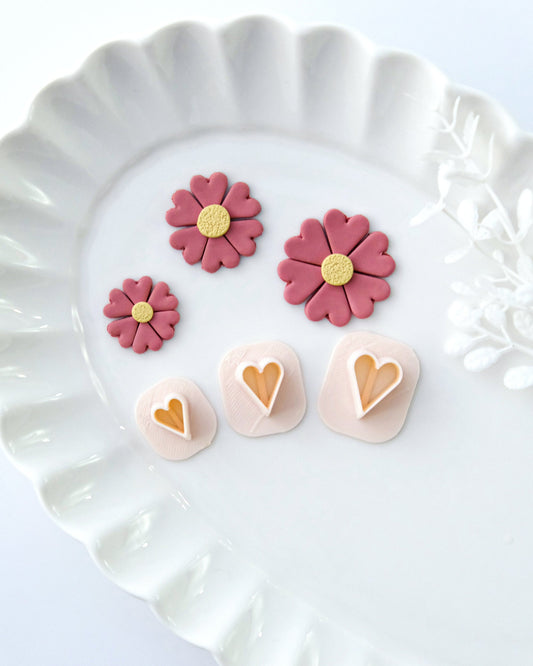 Mini Flower Petal Clay Cutters