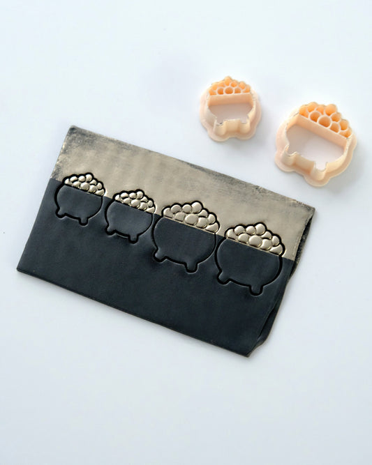 St Patricks Day Money Pot Polymer Clay Cutters