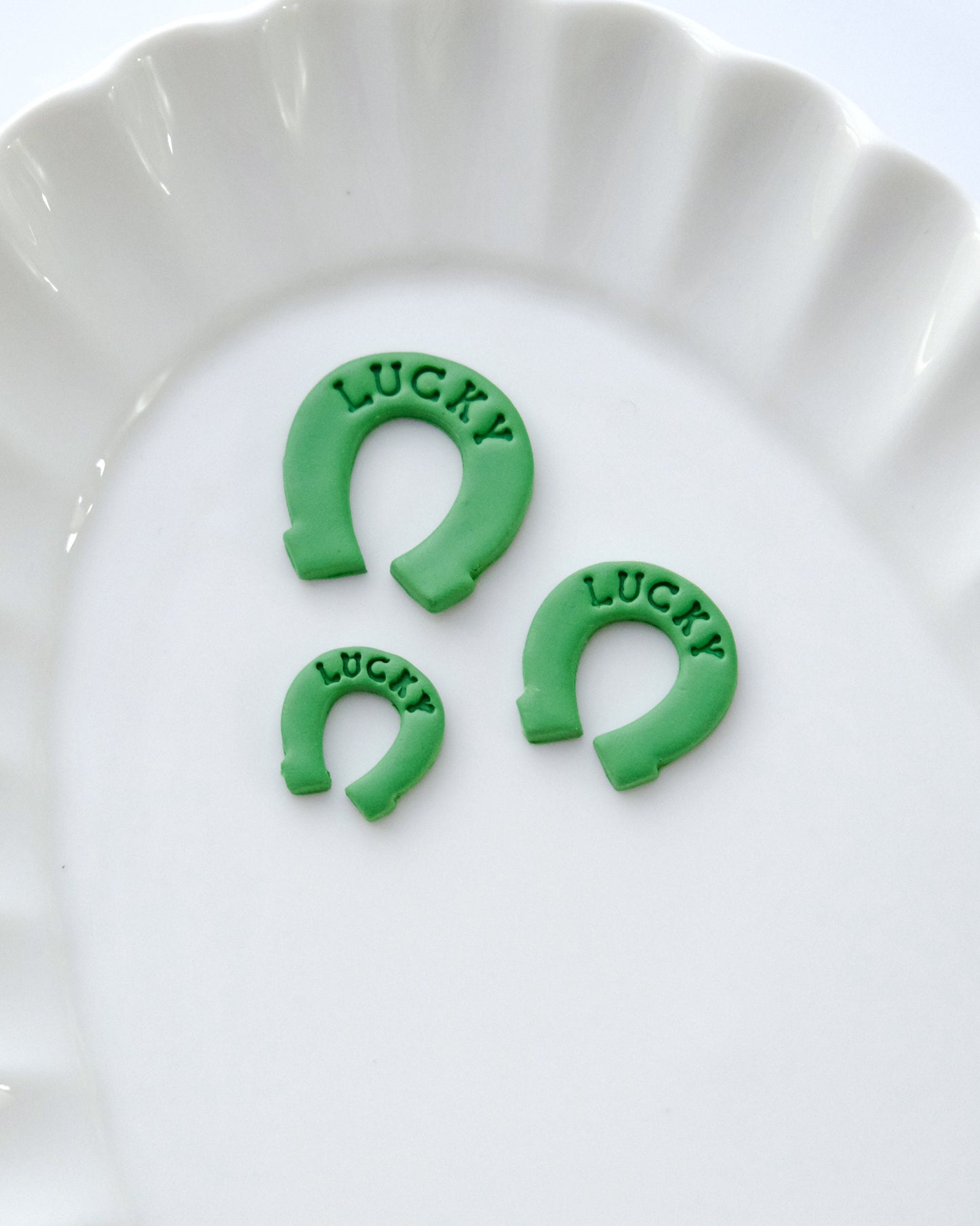 St Patrick's Day Horseshoe Polymer Clay Cutters