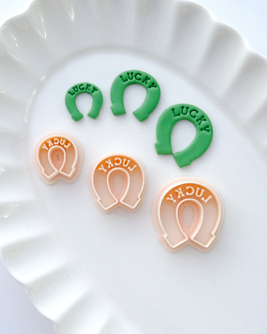 St Patrick's Day Horseshoe Polymer Clay Cutters