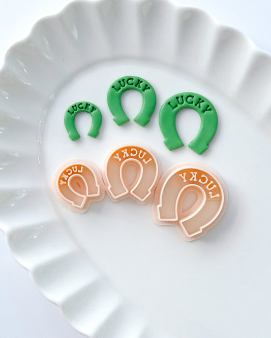 St Patrick's Day Horseshoe Polymer Clay Cutters