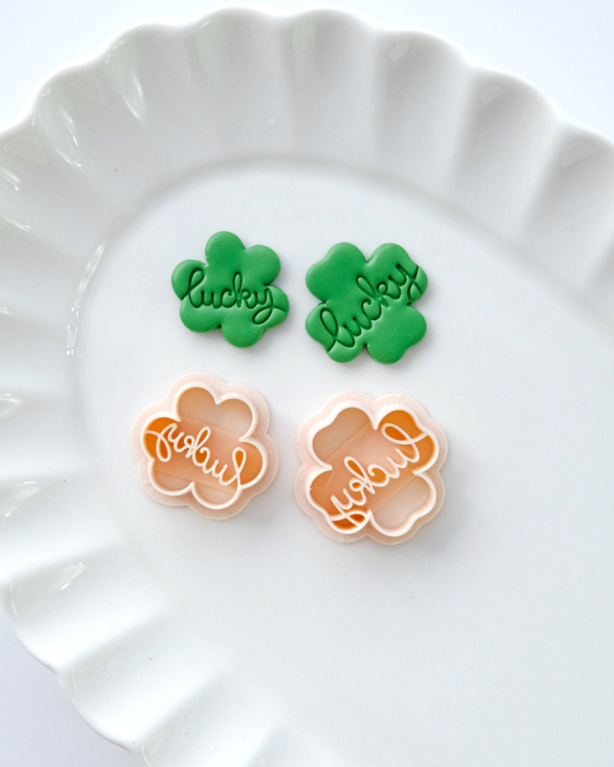 Lucky Clover Polymer Clay Cutters