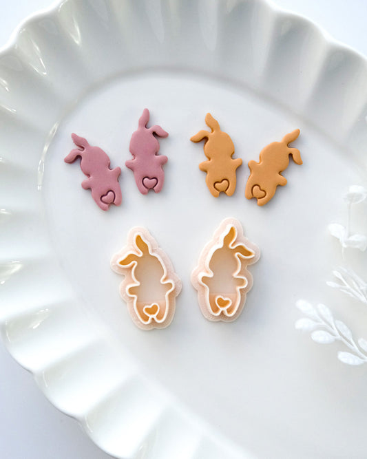 Easter Bunny#3 Polymer Clay Cutters Set