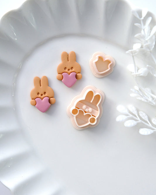 Easter Bunny#5 Stud Clay Cutters Set