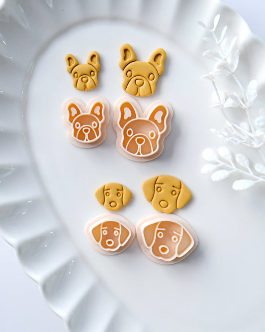 Puppy Dog Polymer Clay Cutters Set
