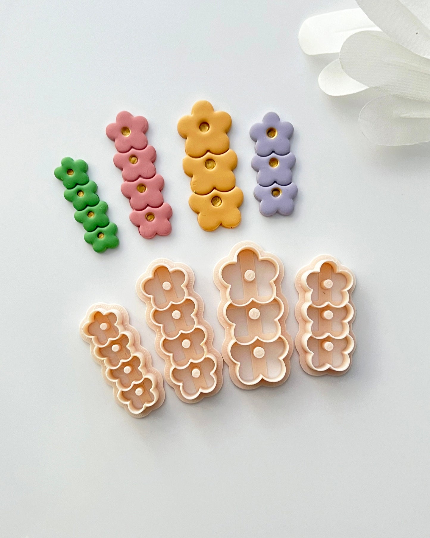 Flower Hair clip Clay Earring Cutters