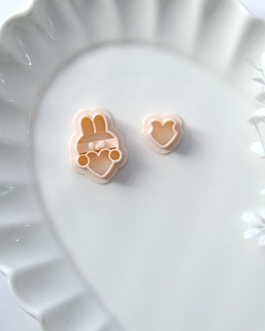 Easter Bunny#5 Stud Clay Cutters Set