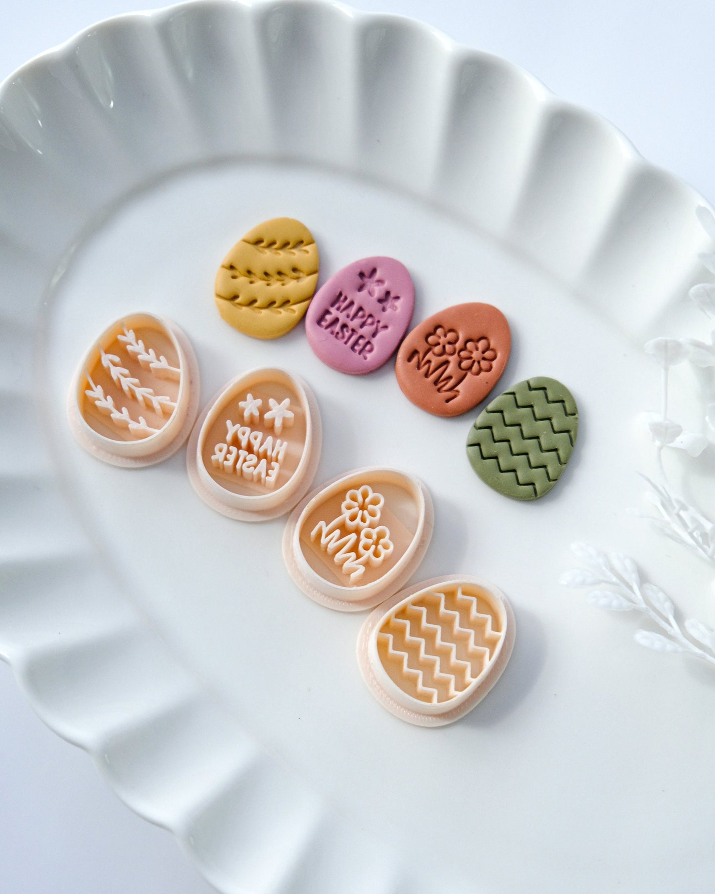 Easter Egg Clay Cutters Set