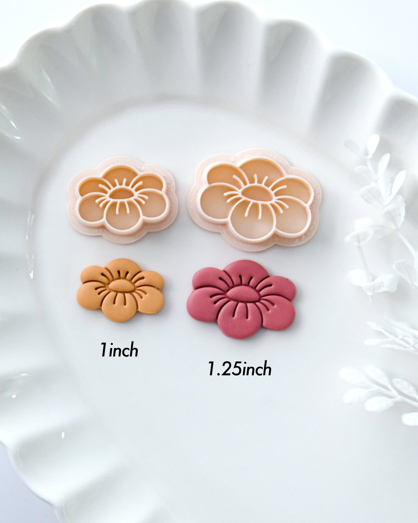 Spring Flower Clay Cutters