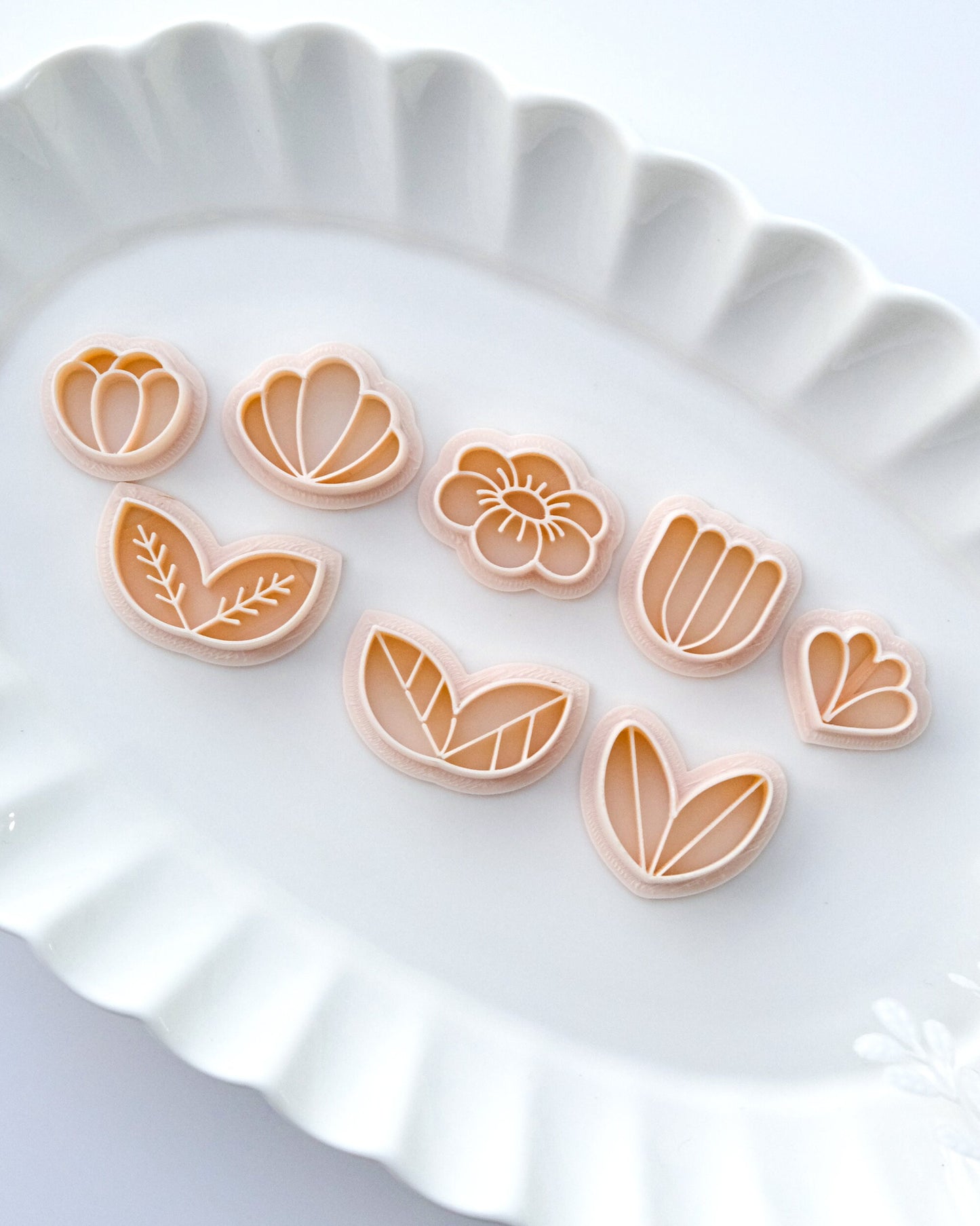 Flower Leaf Clay Cutters Set
