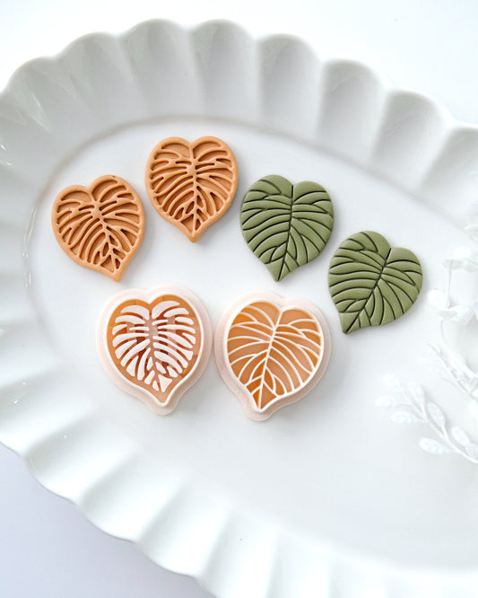 Debossing Leaf Polymer Clay Cutters