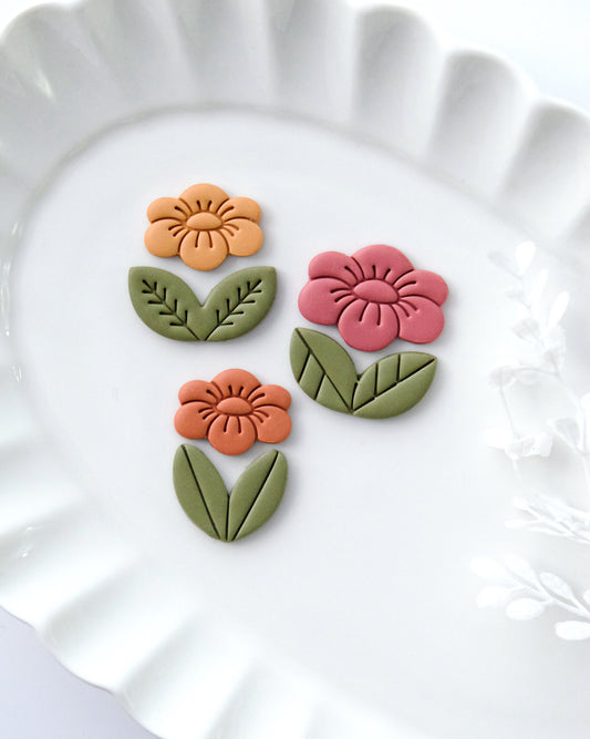 Spring Flower Clay Cutters