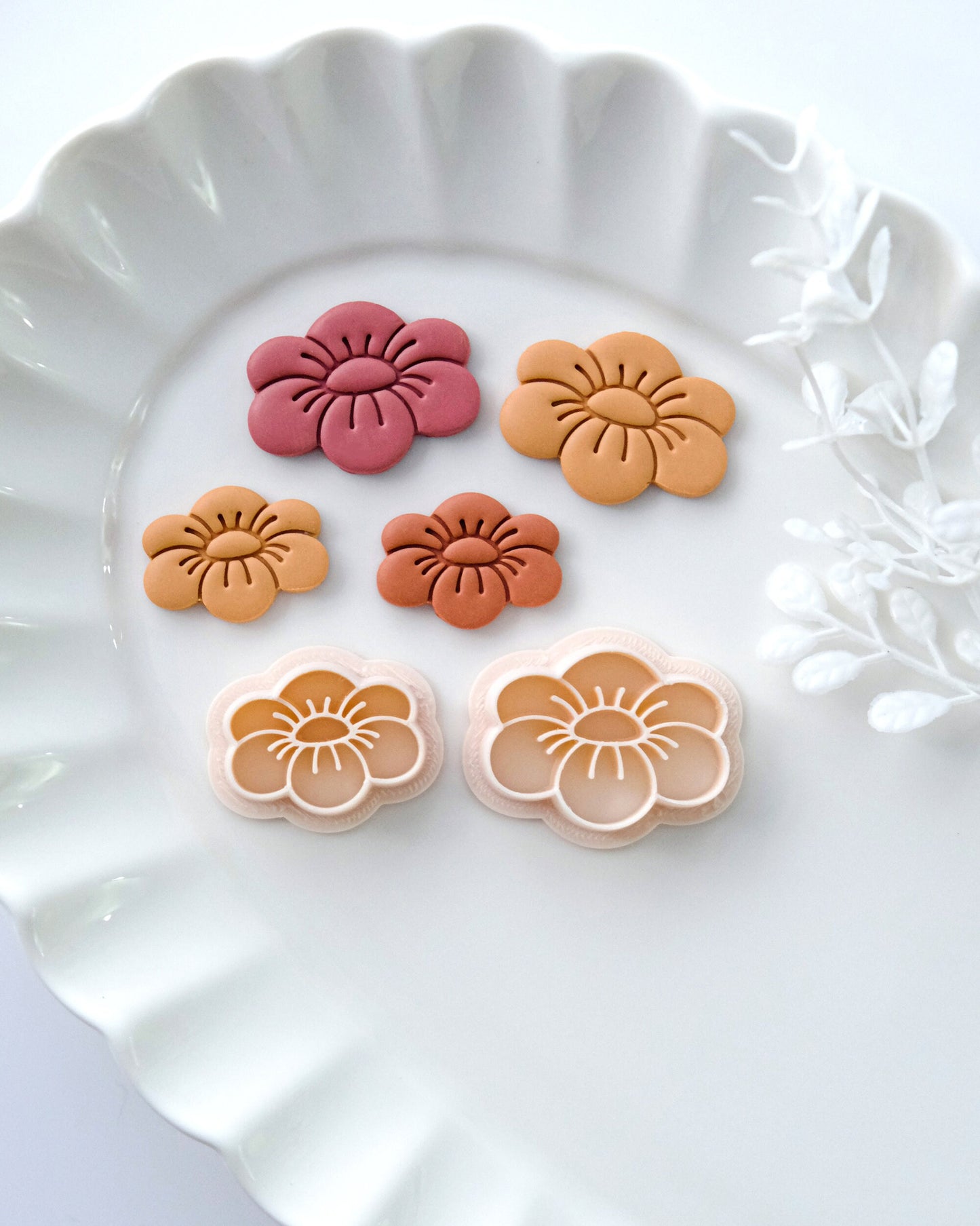 Spring Flower Clay Cutters