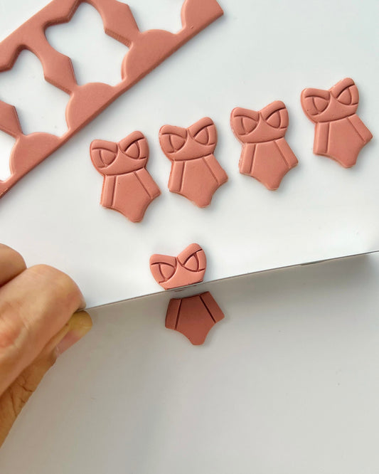 Summer Beach Bikini Polymer Clay Earring Cutters