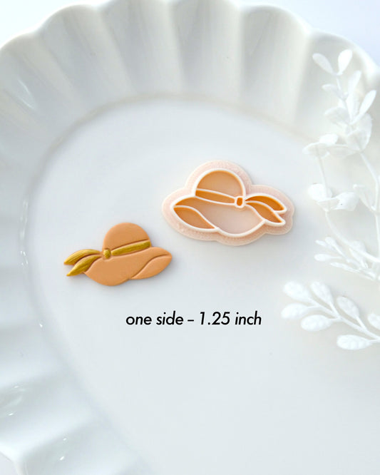 Beach Sun Hat Polymer Clay Cutters