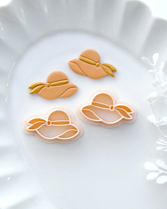Beach Sun Hat Polymer Clay Cutters