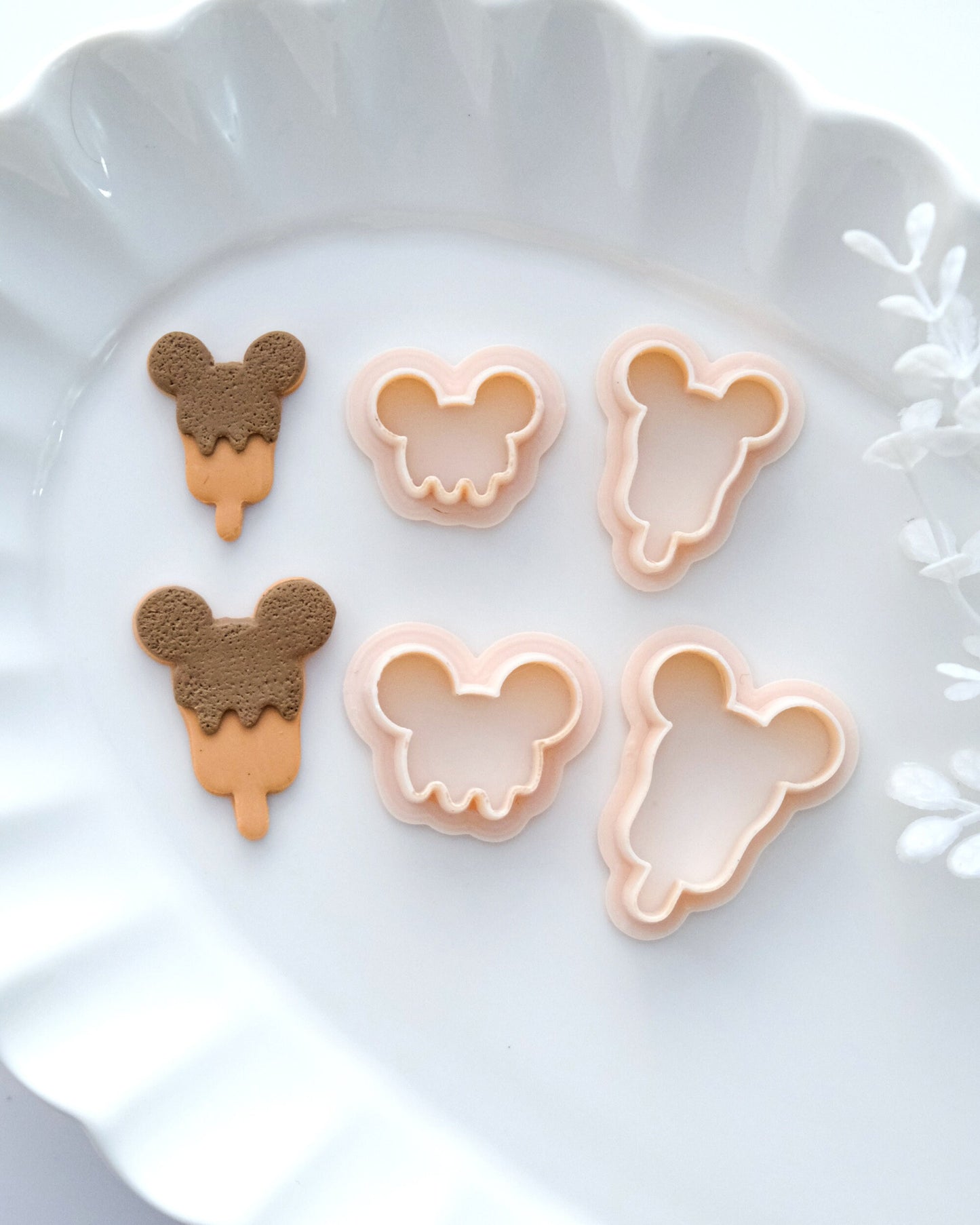 Mouse Popsicle Stud Polymer Clay Cutters Set