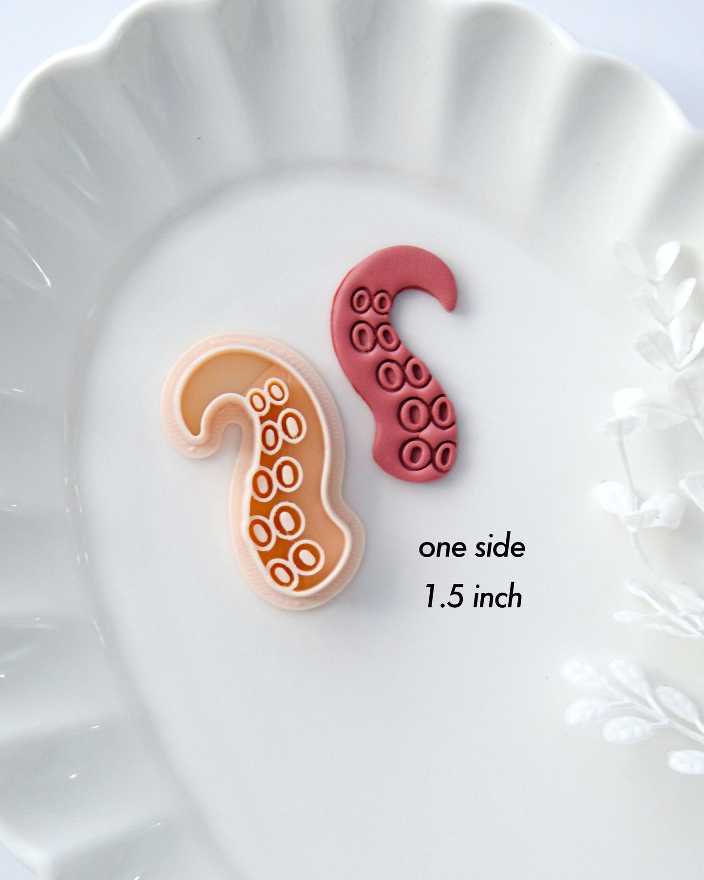 Octopus Tentacle Polymer Clay Cutters