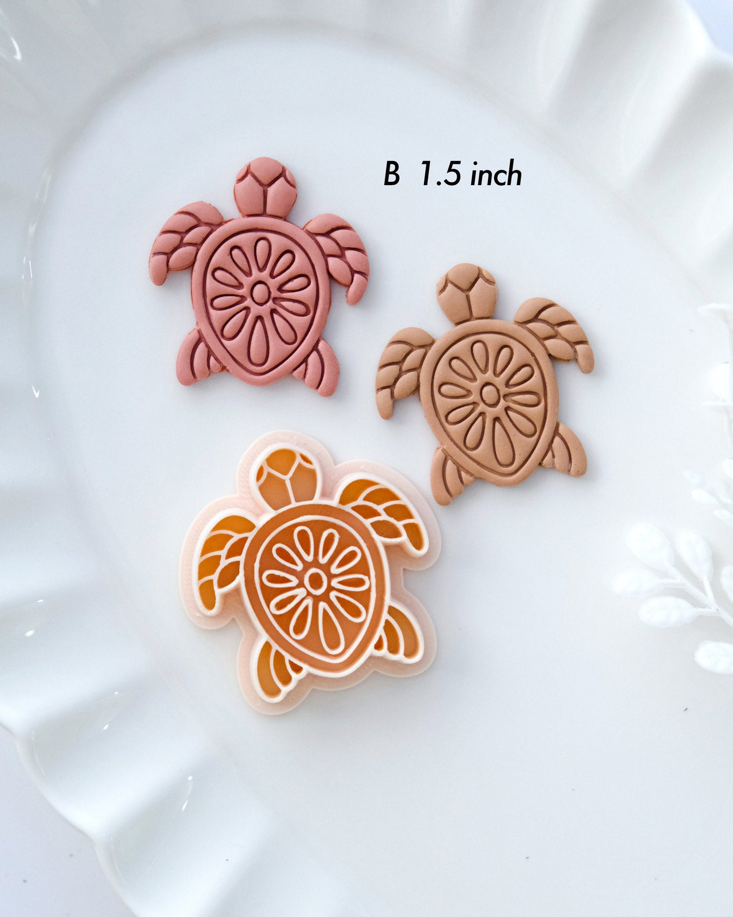 Sea Turtles Polymer Clay Cutters