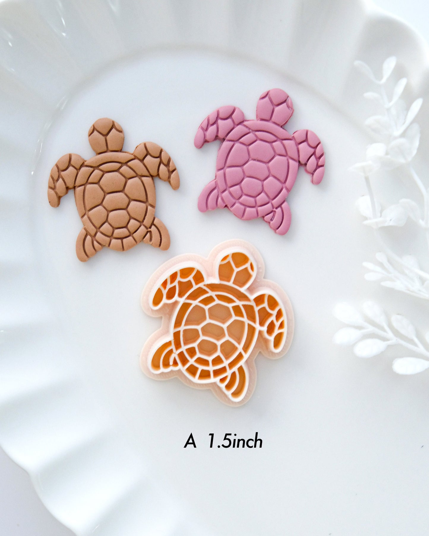 Sea Turtles Polymer Clay Cutters