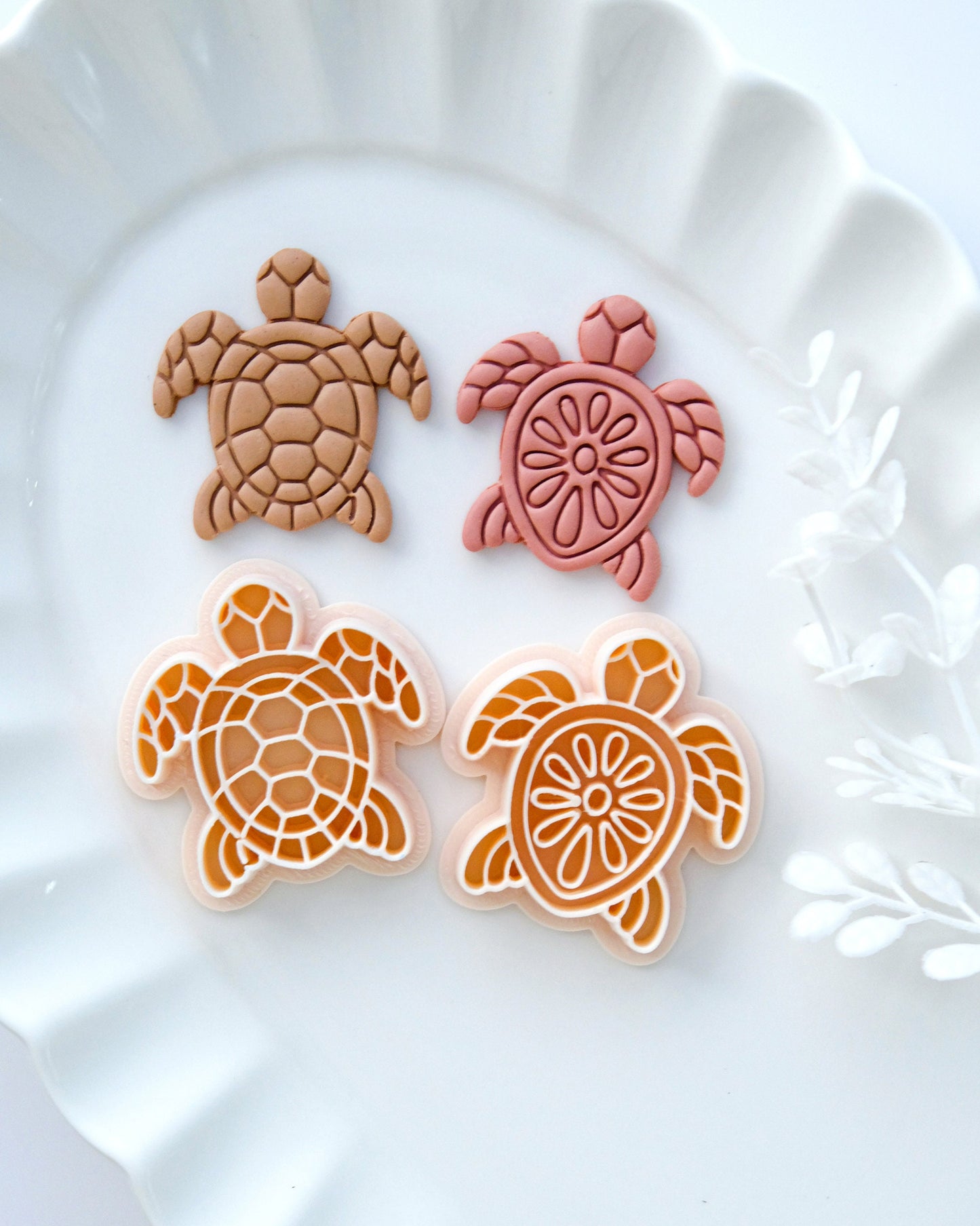 Sea Turtles Polymer Clay Cutters