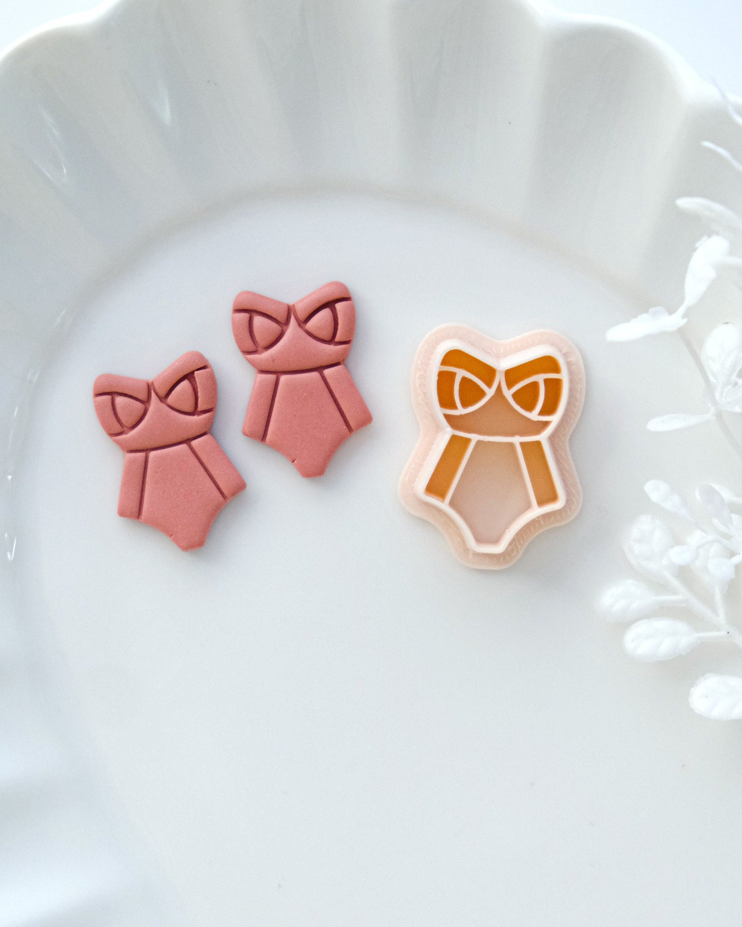 Summer Beach Bikini Polymer Clay Earring Cutters