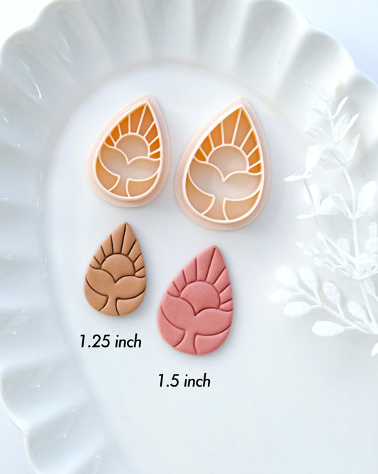Sun and Fish Tail Polymer Clay Cutters