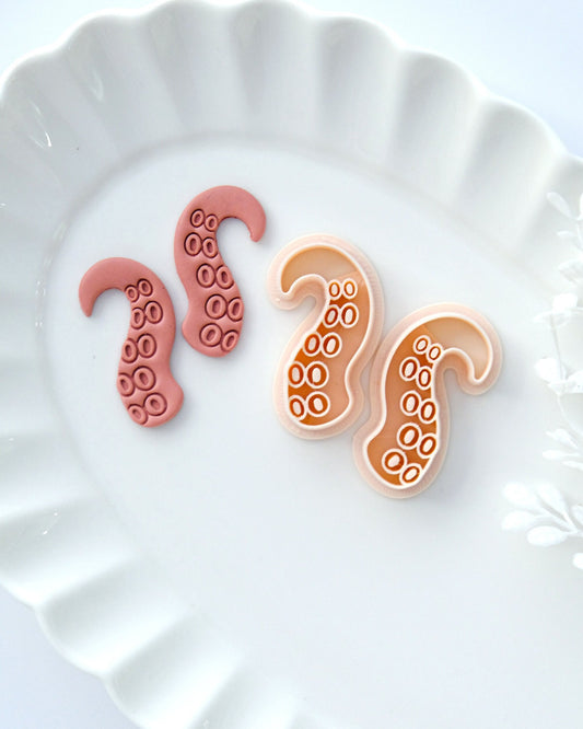 Octopus Tentacle Polymer Clay Cutters