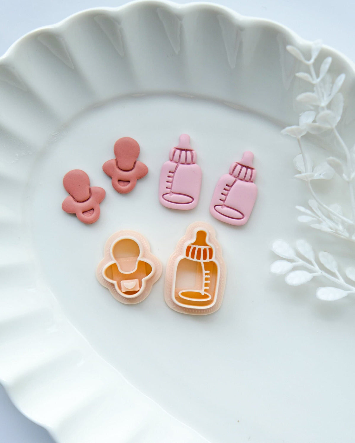 Pacifier & Baby Bottle Polymer Clay Cutters