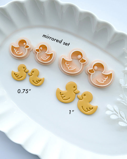 Cute Yellow Duck Polymer Clay Cutters