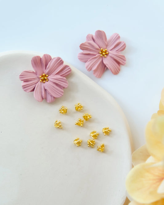 10pcs Gold Plated Floral Stamens