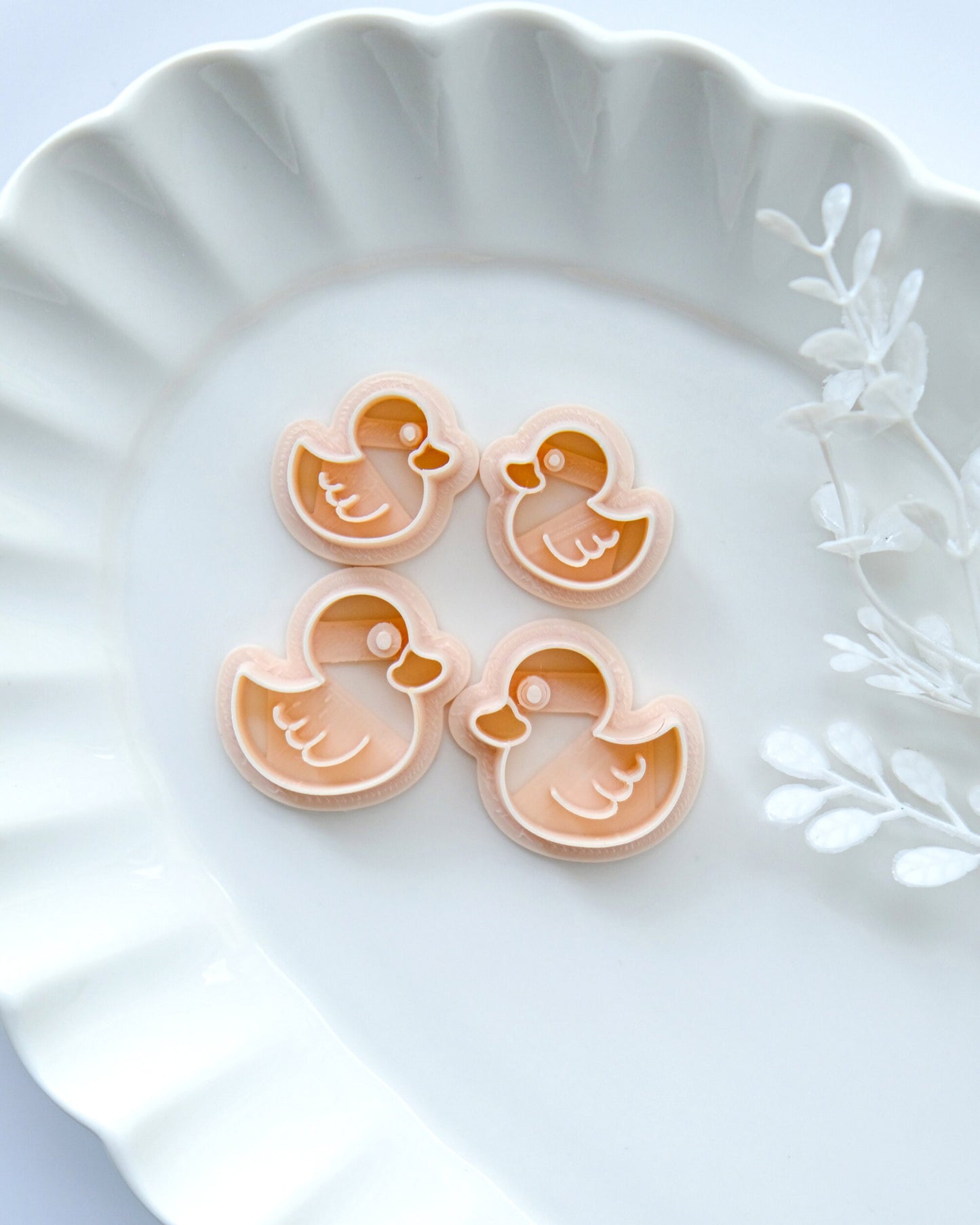 Cute Yellow Duck Polymer Clay Cutters