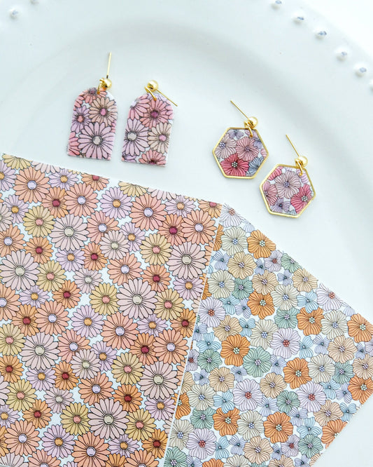 Floral Clay Transfer Paper