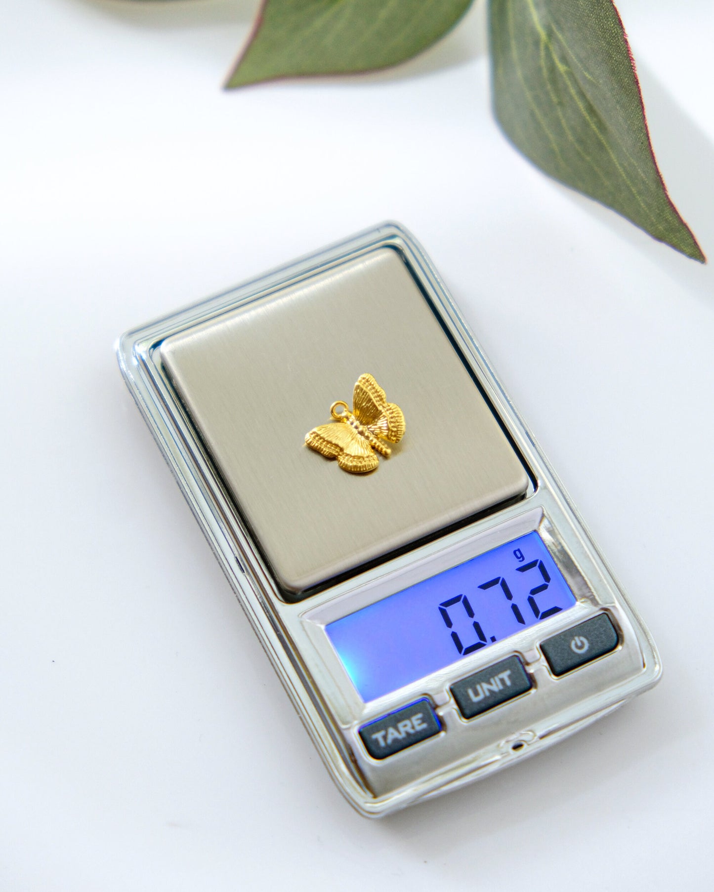 10pcs Gold Plated Brass Butterfly Earring Charms