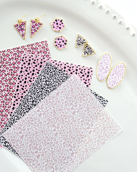 Animal Print Clay Transfer Paper