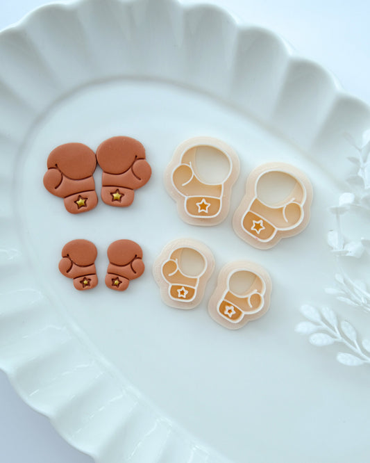 Boxing Glove Polymer Clay Cutters Set