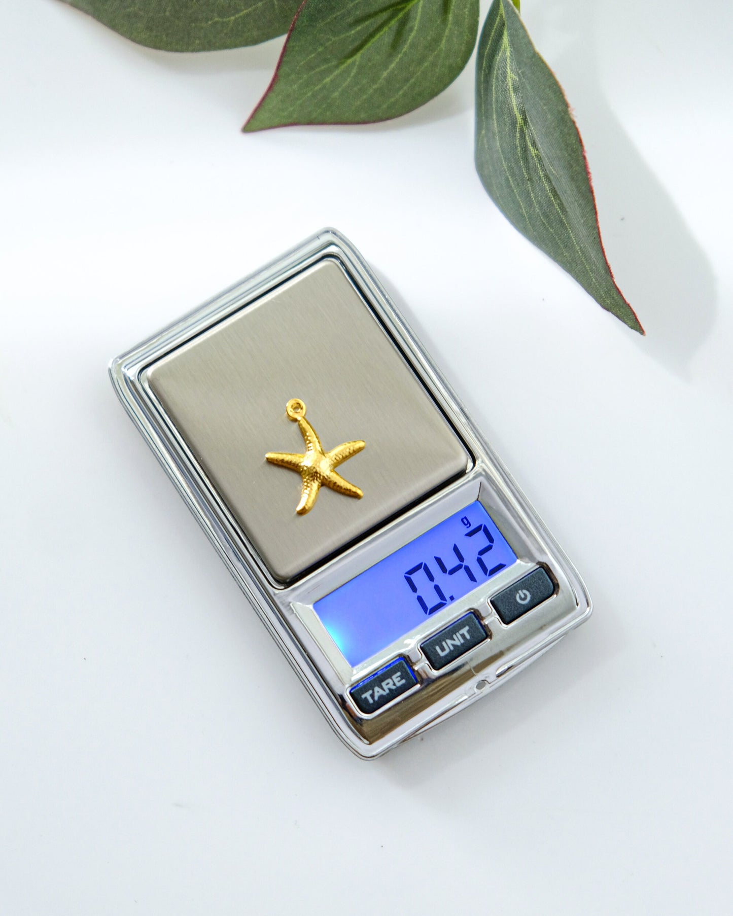 10pcs Gold Plated Brass Starfish Charms