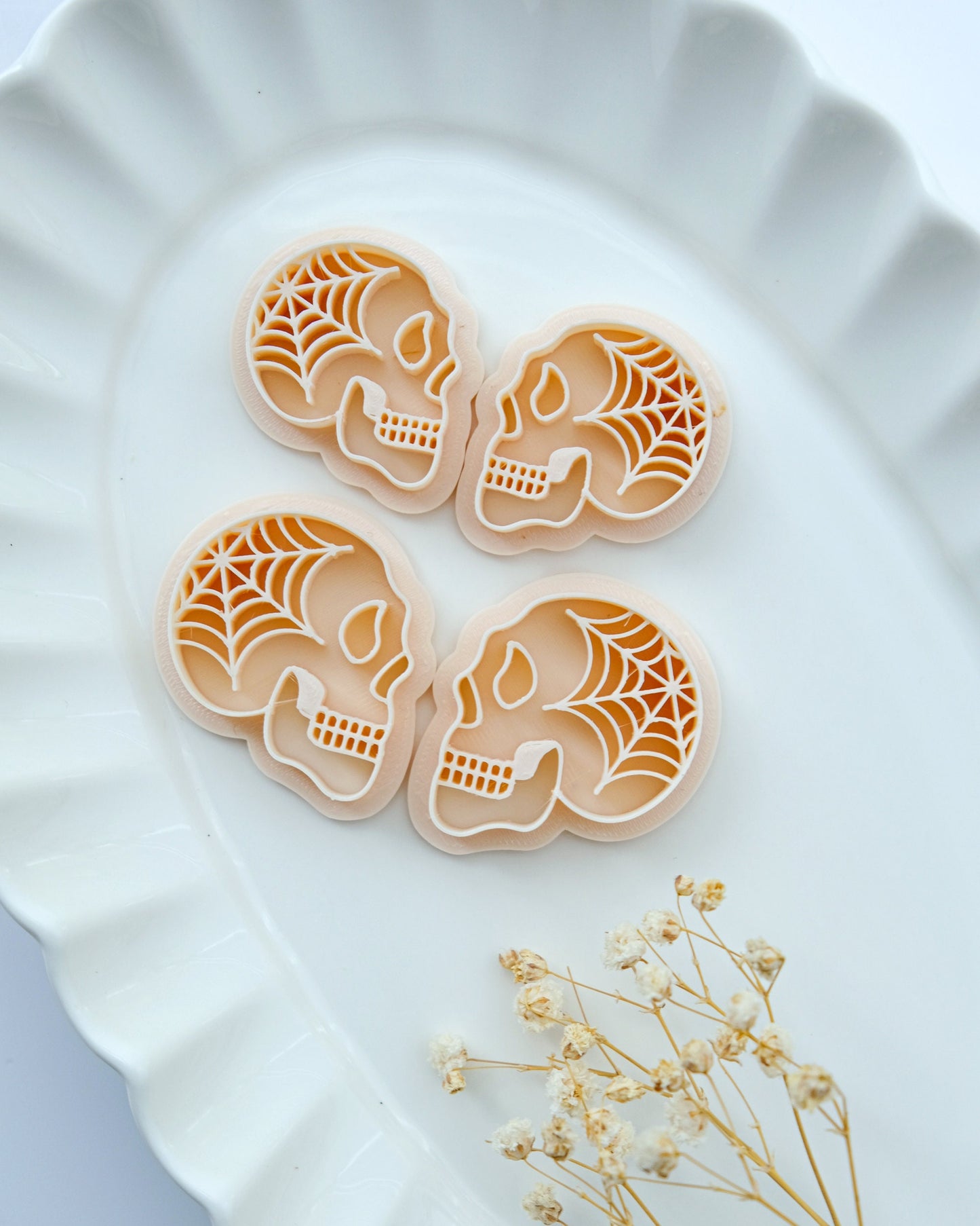 Halloween Skull Clay Cutters