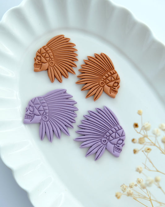 Halloween Skull Clay Cutters