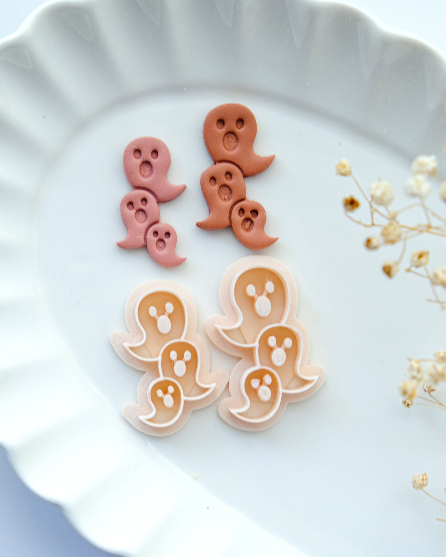 Ghost Halloween Clay Cutters