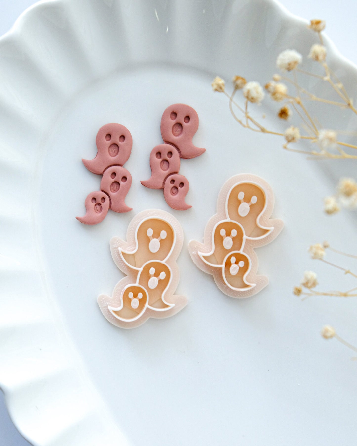 Ghost Halloween Clay Cutters