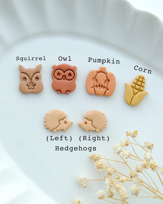 Fall Stud Pack Polymer Clay Cutters
