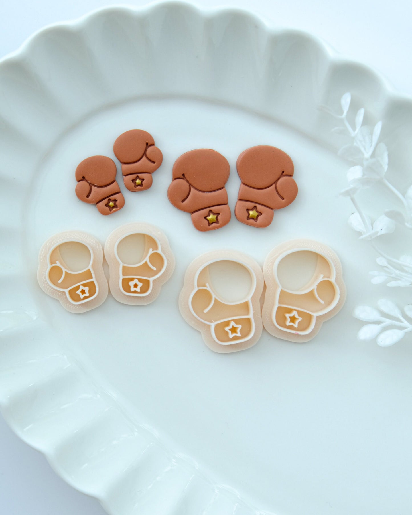 Boxing Glove Polymer Clay Cutters Set
