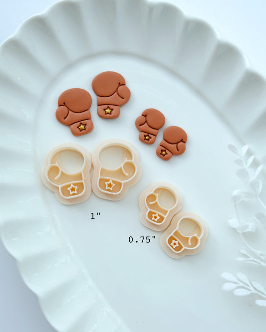 Boxing Glove Polymer Clay Cutters Set