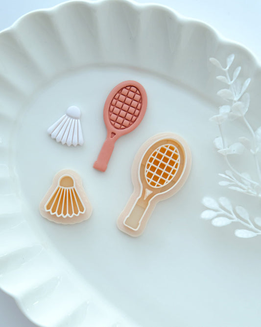 Sport Badminton Polymer Clay Cutters