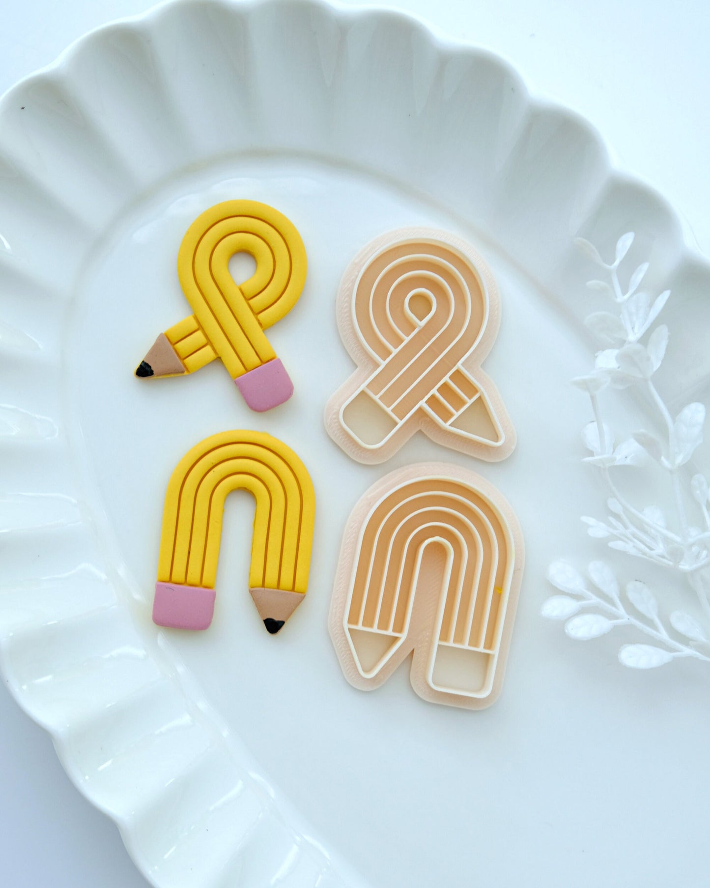 Twisted Pencil Polymer Clay Cutters