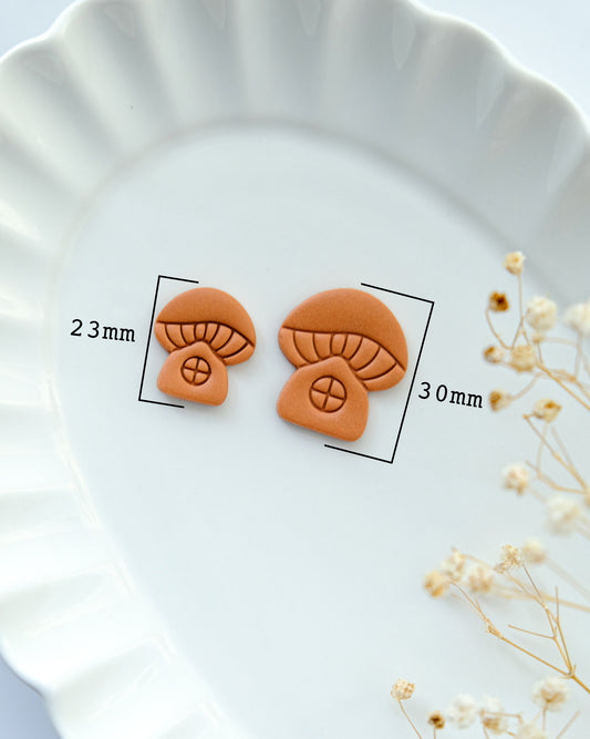 Mushroom House Polymer Clay Cutters