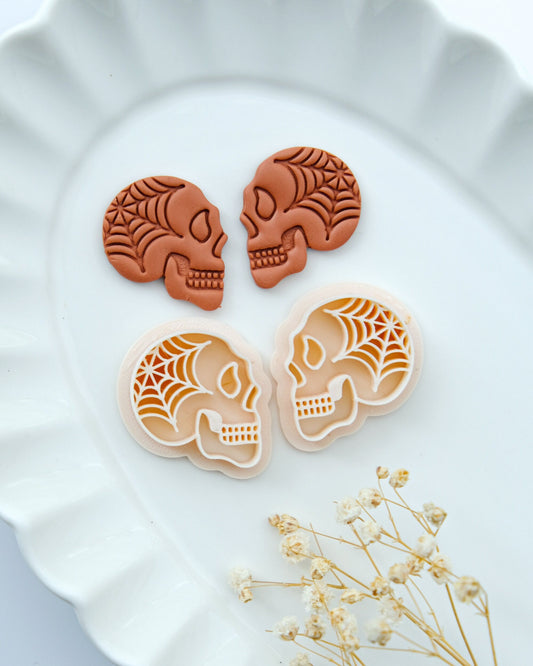 Halloween Skull Clay Cutters